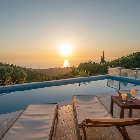 Stone Villa Eriphyle ,Private Witn Sunset View フィスカルドン エクステリア 写真